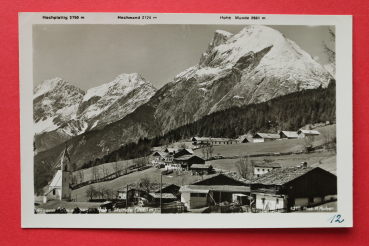 AK Mösern / 1971 / gegen Hohe Munde / Hochplattig / Hochwand / Tirol